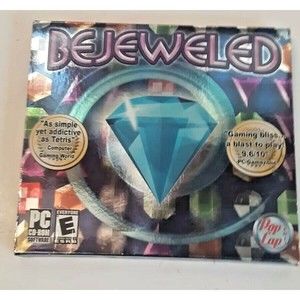 Bejeweled PC CD ROM PopCap Games 2005 For Windows 98/Me/2000/XP E for Everyone